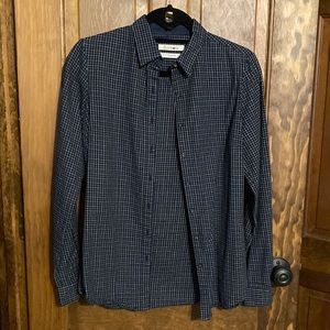 Barbour navy tack flannel shirt